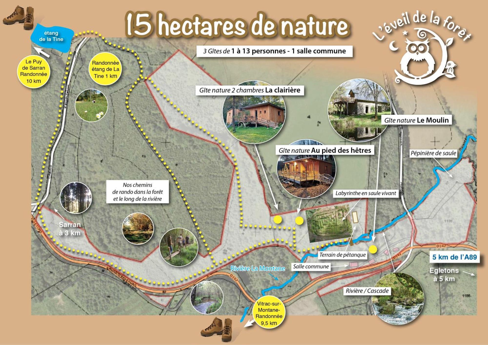 Vitrac-sur-Montane Gite Nature Au Pied Des Hetres מראה חיצוני תמונה